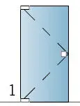 Ganzglas-Anlage Typ 01  - einflüglige Tür von Glas Scholl