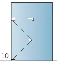 10 Tür Anschlag wandseitig mit Seitenteil und Oberlicht