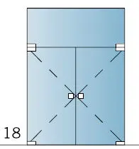 18 zweiflüglige Tür mit Oberlicht